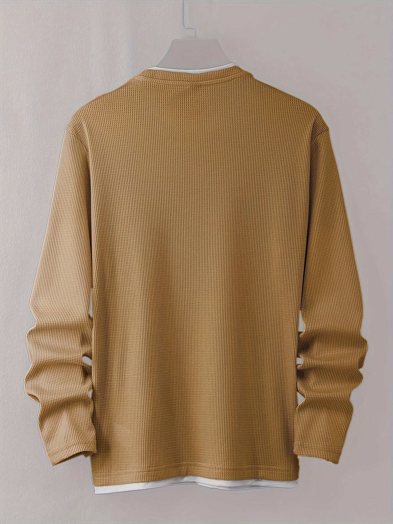 Declan™ | Waffle Knit Long Sleeve T-Shirt