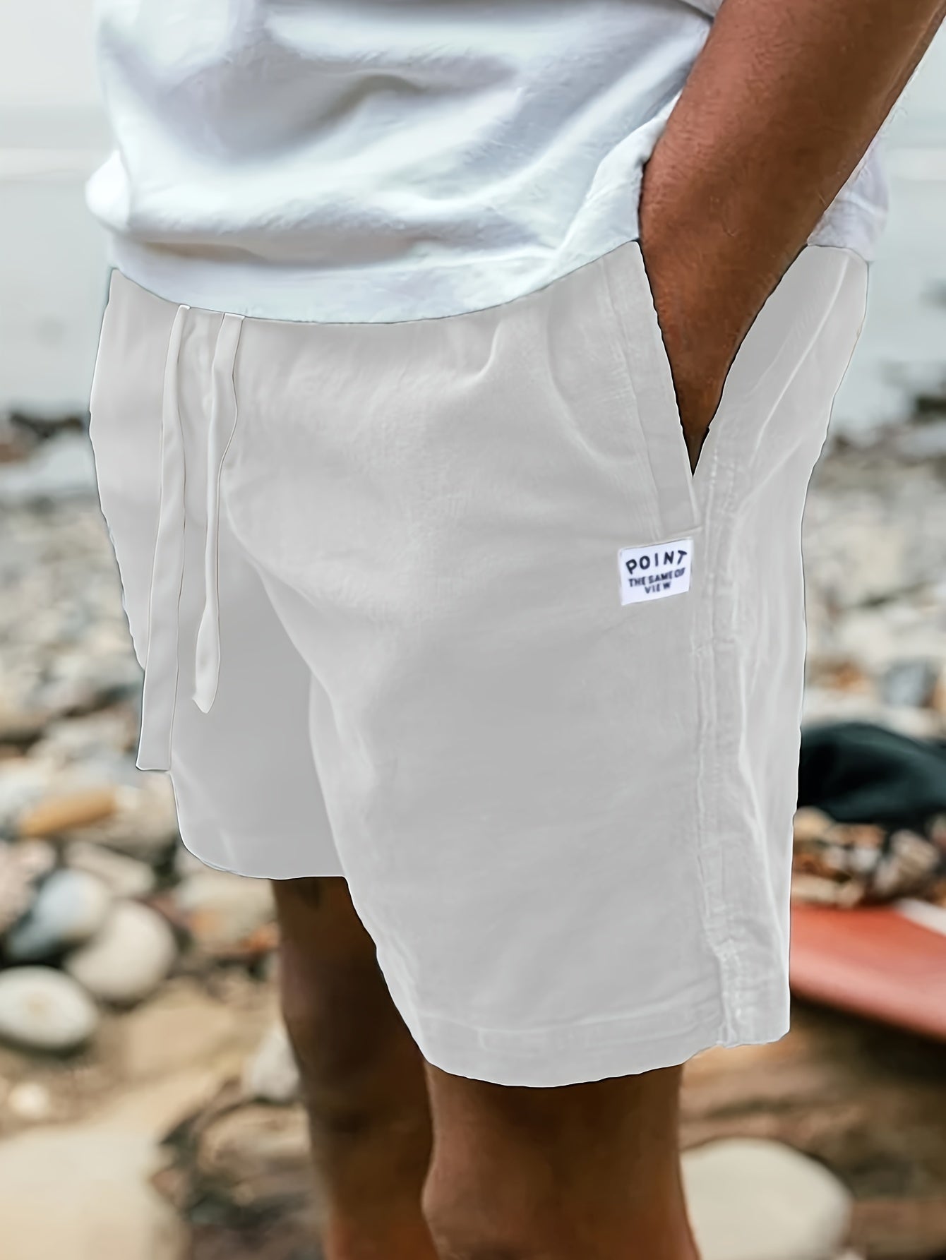 Wyatt™ | Label Patched Corduroy Shorts