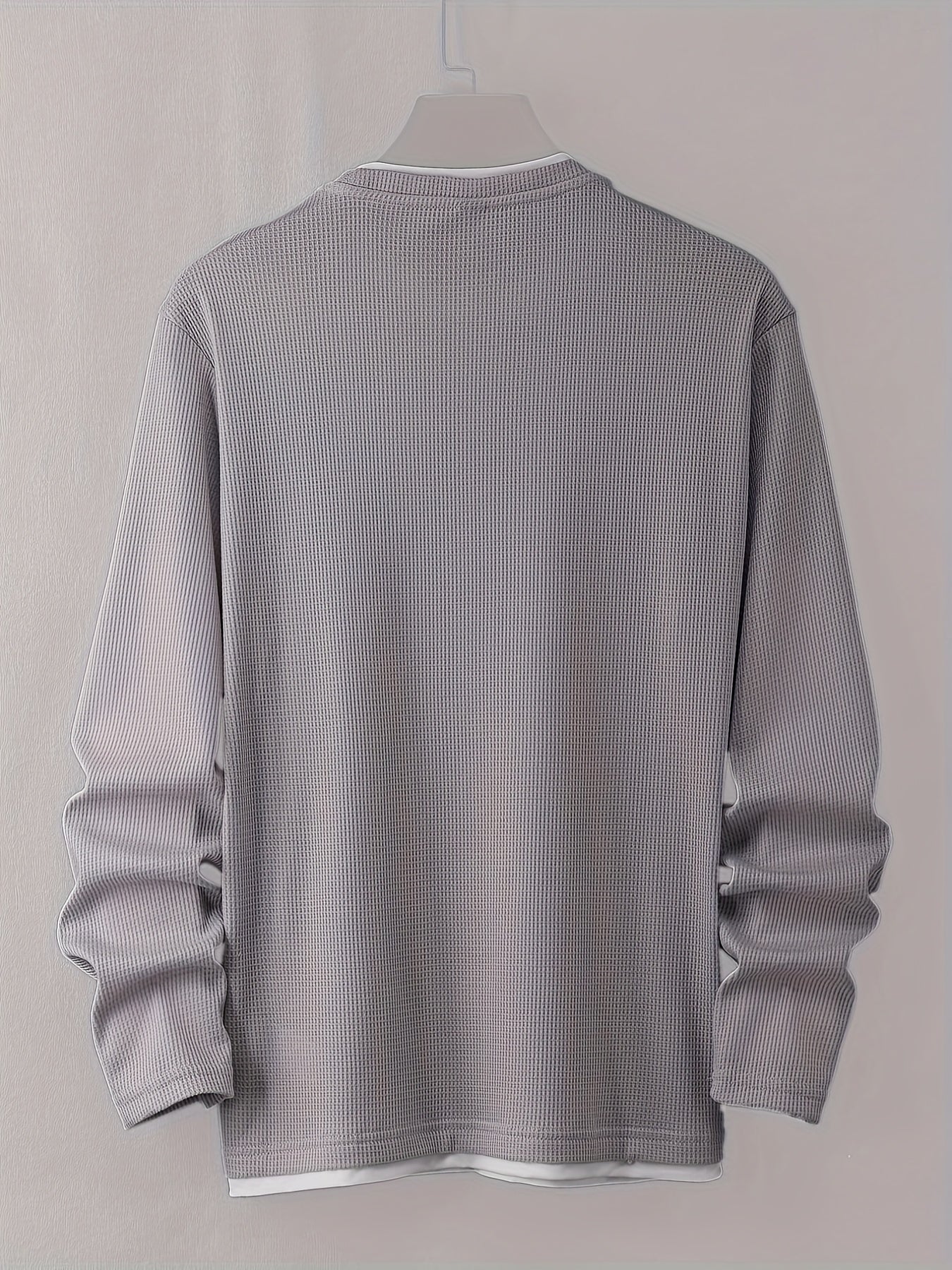 Declan™ | Waffle Knit Long Sleeve T-Shirt