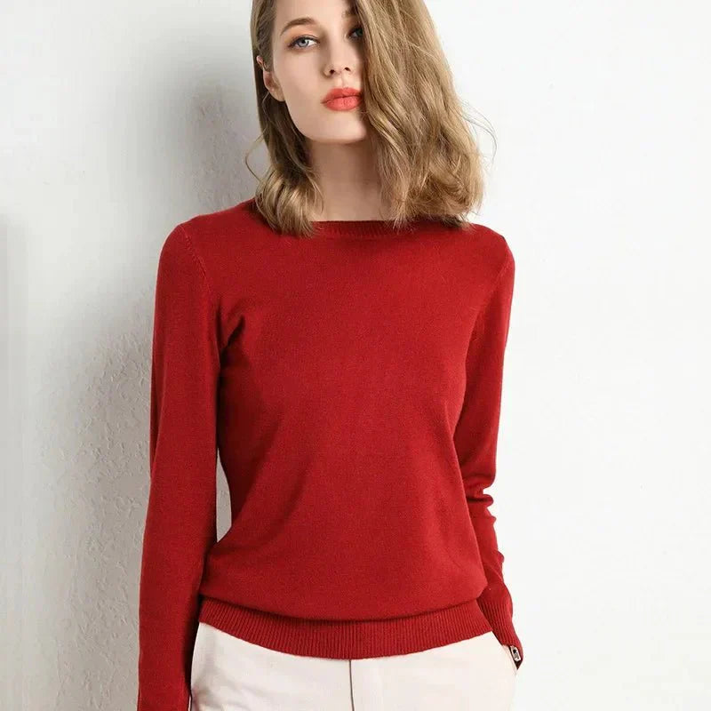 Brooke | Slim Cashmere Pullover