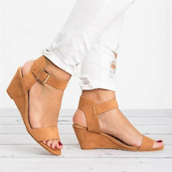 Fiona - Orthopedic Wedge Sandals